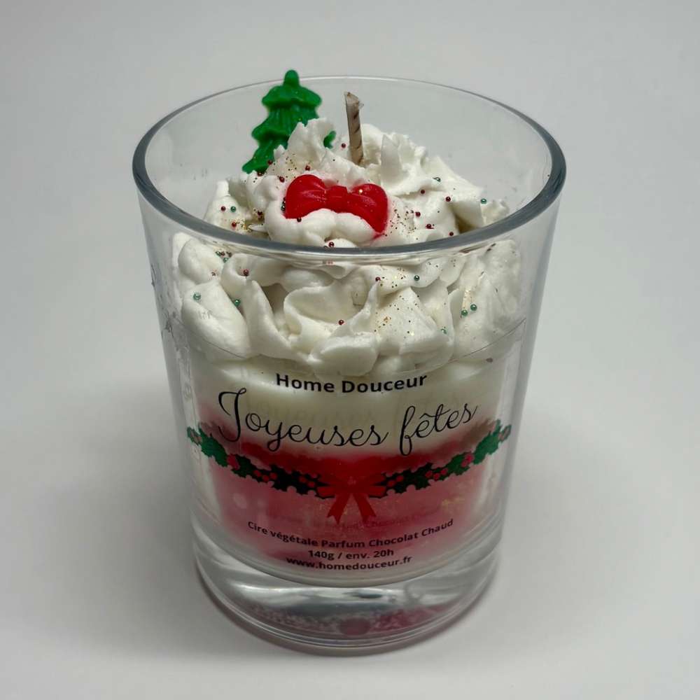 Joyeuses fêtes - Rouge chocolat chaud