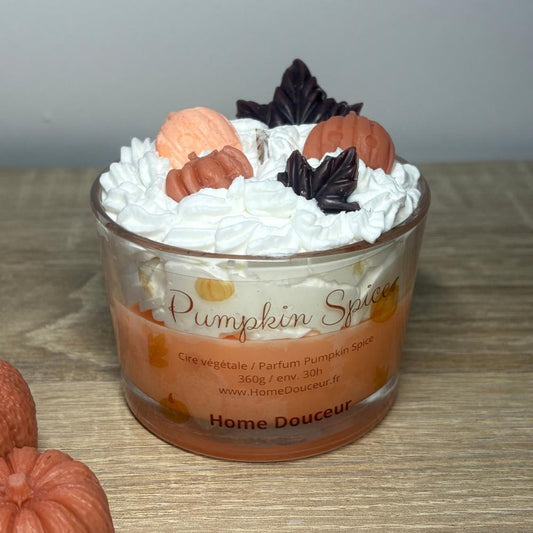 Bougie artisanale Pumpkin Spice Home Douceur
